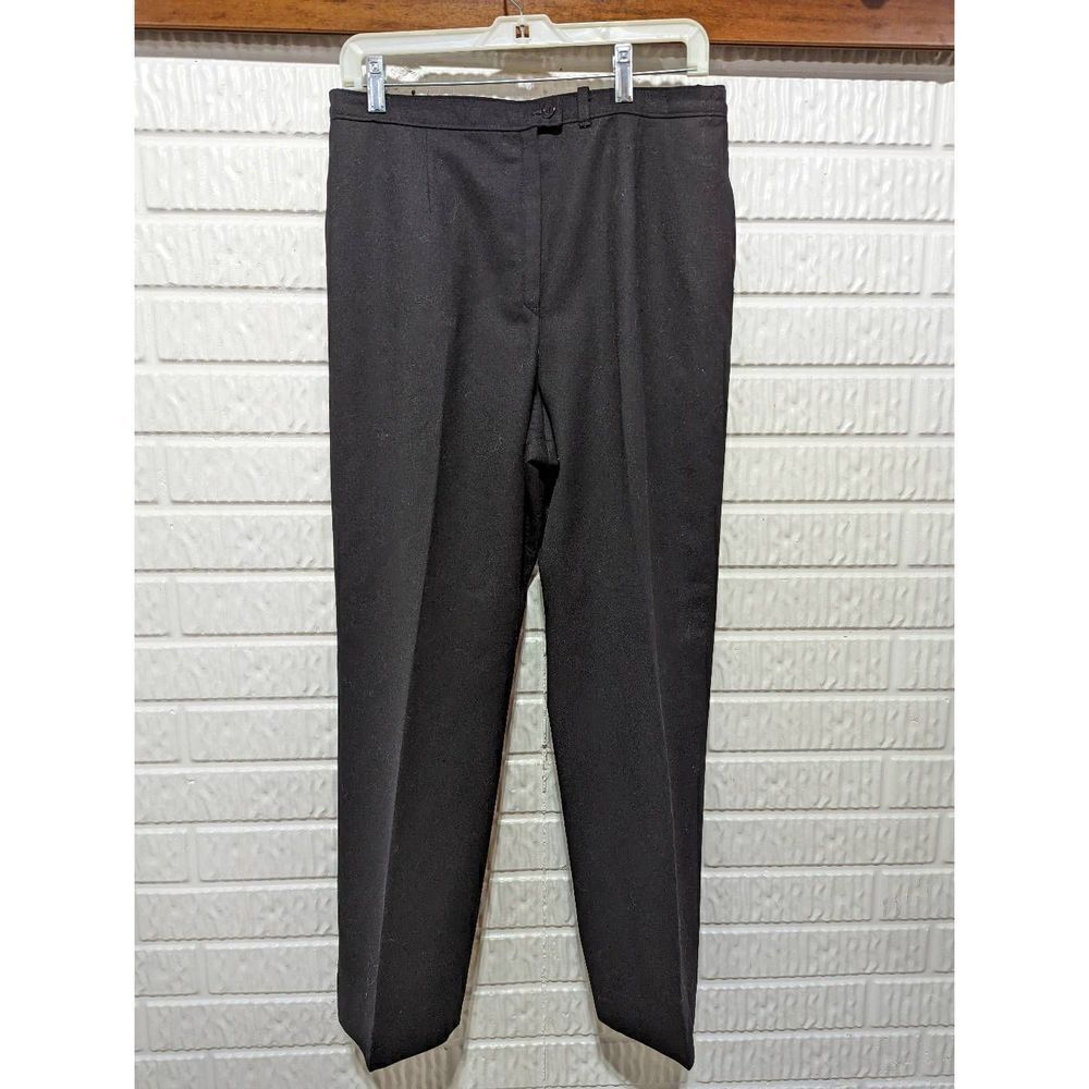 Pendleton Women's Black Mid-Rise Fully Lined Pants Size 12